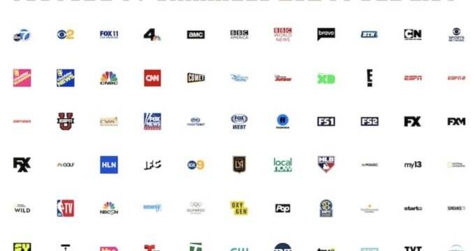 YouTube TV Channels